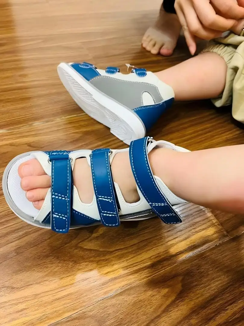 Orthopedic Sandals for Toddler with Arch Support, Kids Low Back Shoes