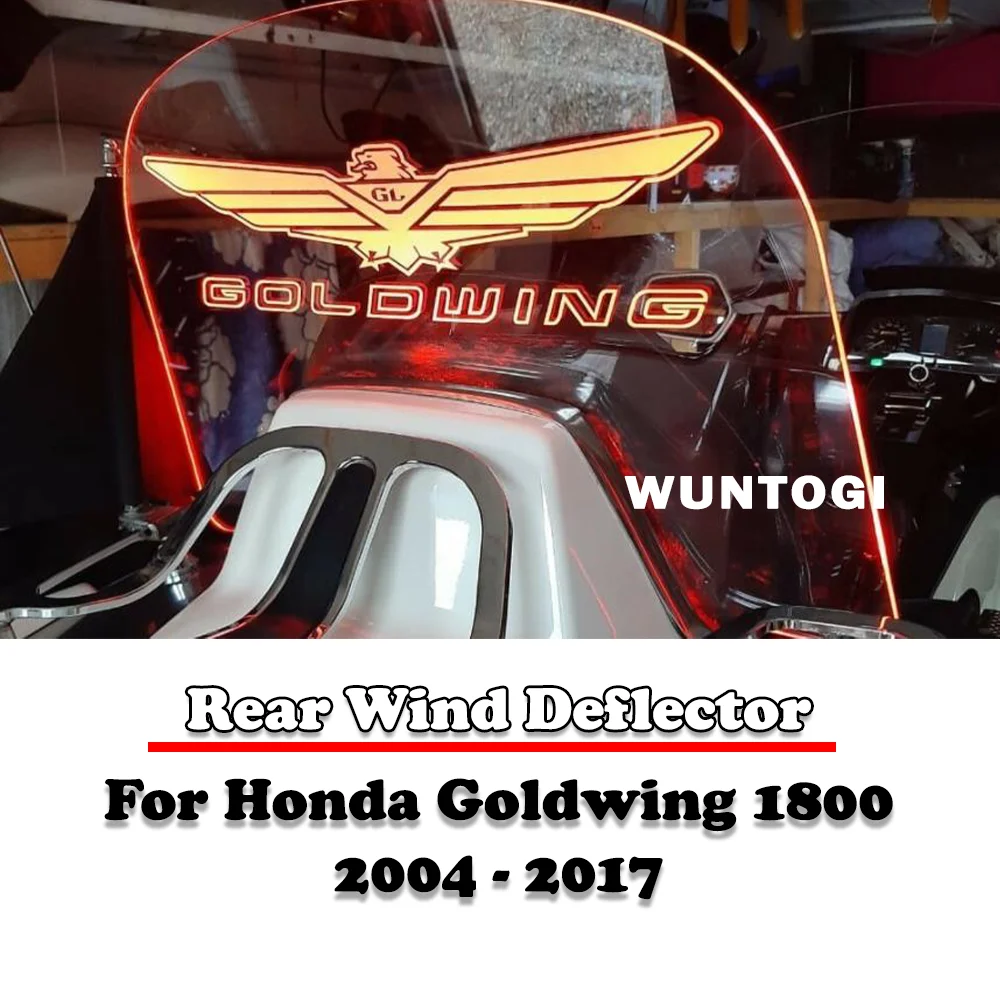 

Goldwing GL1800 Accessories : Rear Wind Deflector Motorcycle Windshield Enhance Your Ride for Honda Gold Wing GL 1800 2004-2017