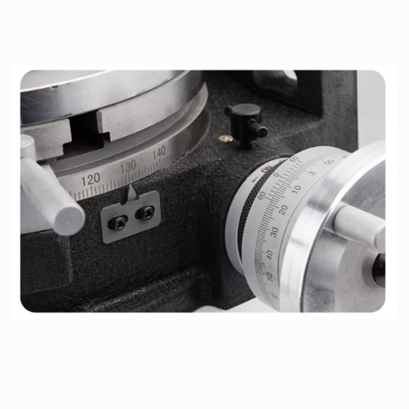 4 Inch Dividing Head CNC Milling Machine Universal Indexing Head With 80MM Universal 3 Jaw Chuck