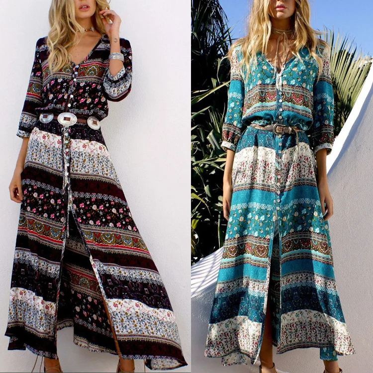 Fashion Print Boho …