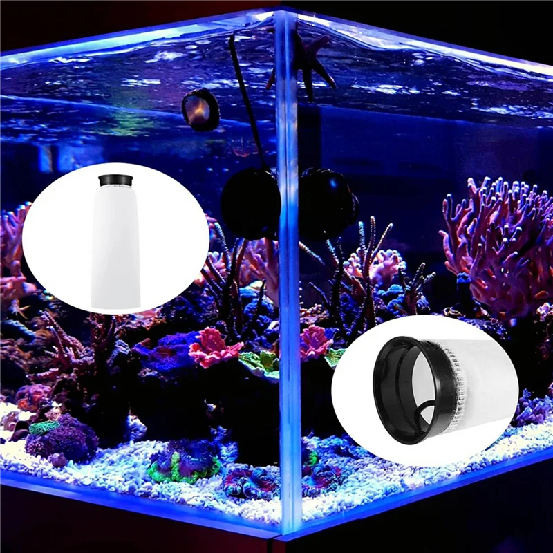 AAAF 16 قطعة 2.75X10 بوصة تصفية الجوارب أكياس تصفية حوض السمك مع حافة 200Um لبرك حوض السمك للمياه المالحة