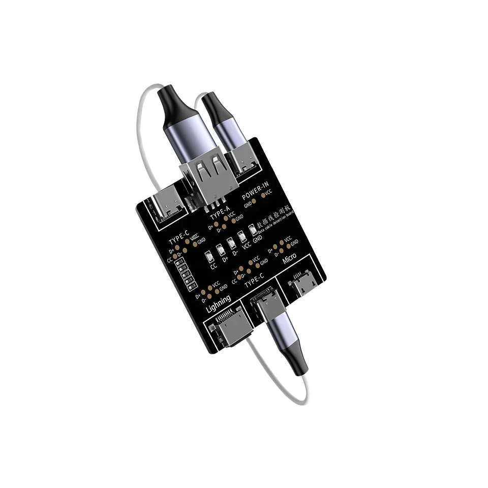 

ПАНЕЛЬ ОБНАРУЖЕНИЯ кабеля данных MECHANIC DT3 ВКЛ-ВЫКЛ для iPhone Android кабель данных Type-C Micro Lightning коммутация данных тестовая плата