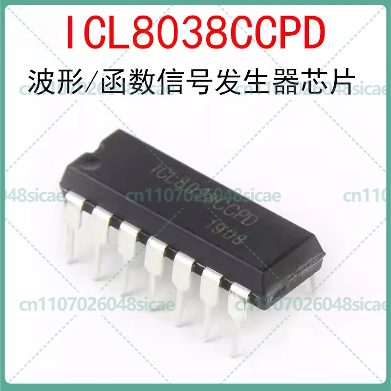 5-25pcs Brand New ICL8038CCPD Precision Function Signal Waveform Generator IC Chip DIP-14 Through Hole