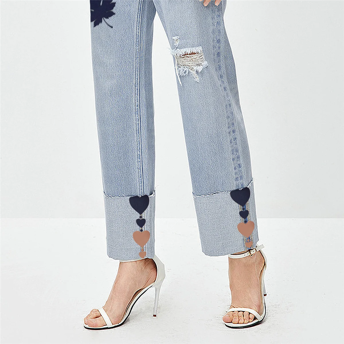 10Pcs Thermal Sticky Iron On Mending Patches Jeans Bag Hat Repair Decor Design