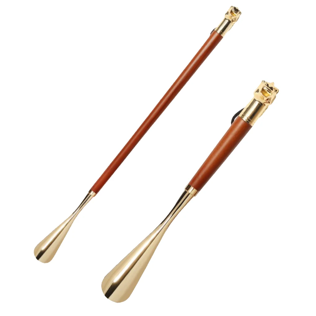 Shoe Horn Craftsmanship Long Handle Lifter Lifting Tool Home Supplies 56CM