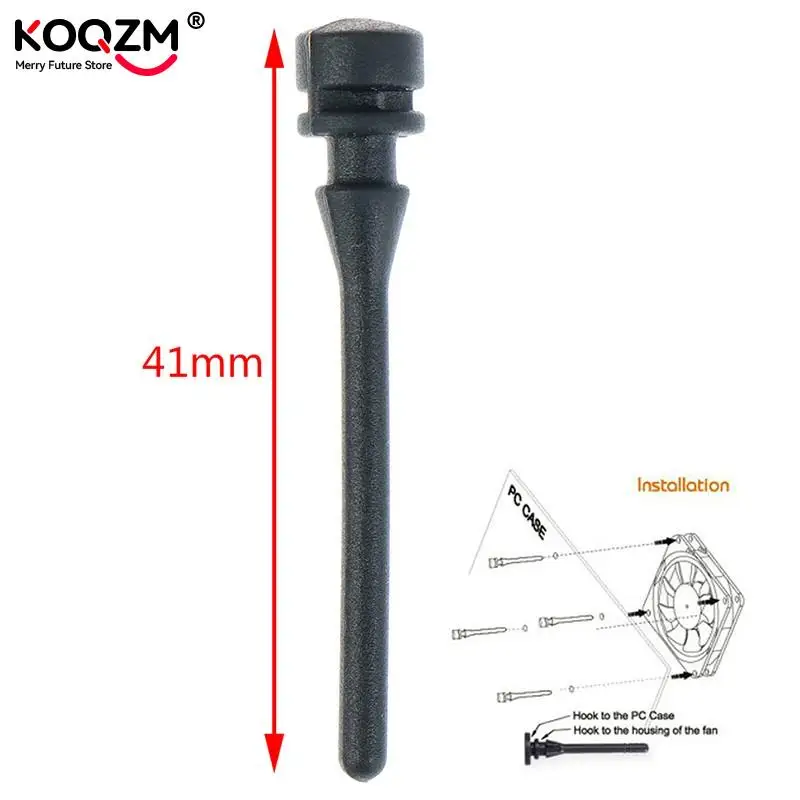 20Pcs Computer Silicone Shock Absorption Ruisonderdrukking Cooler Fan Schroeven