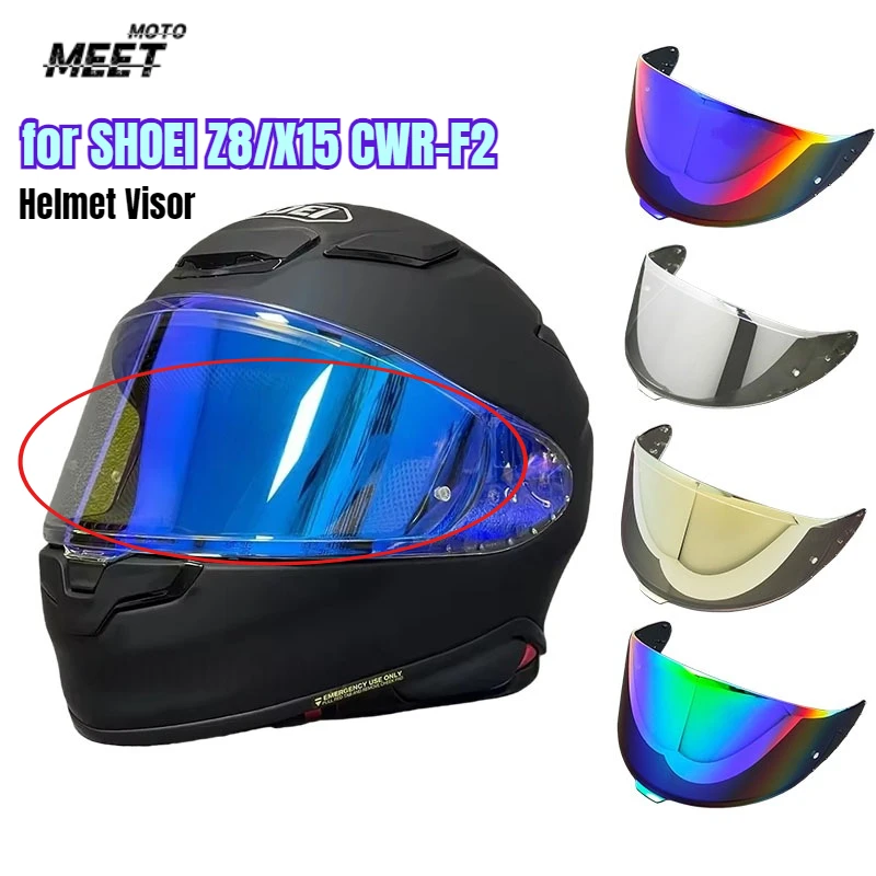 CWR-F2 Visor for SHOEI Z8/X15 CWR-F2 Uv-cut Full Face Capacete Lens Sunshield Motorcycle Helmet Accessories Visera Casco Moto