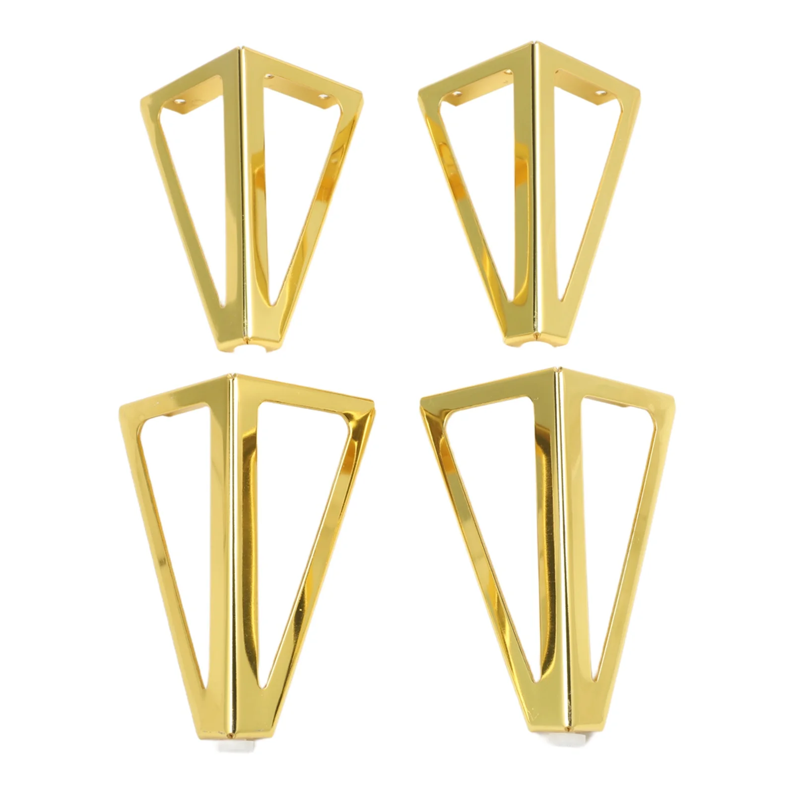 Metal Replacement For Furniture Feet Legs 4 Pack for Tables For Chairs Cabinets Beds with Non-Slip Pads for Scratch Prevention