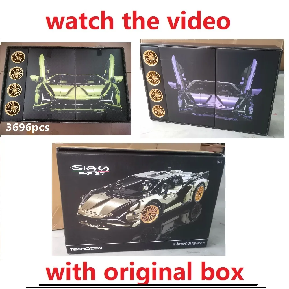 With Original Box 42115 Car Model Building Bugatti 1:8 Bricks Toys FIT for Adults Boys and Kids Block Christmas  Birthday Gifts