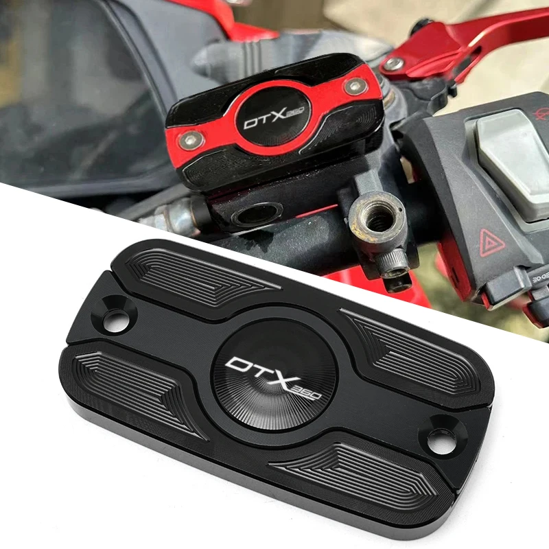 For KYMCO DTX 360 DT X360 360 TCS DTX360 XCITING 350 2022 2023 Motorcycle CNC Front Brake Reservoir Fluid Tank Oil Cup Cover