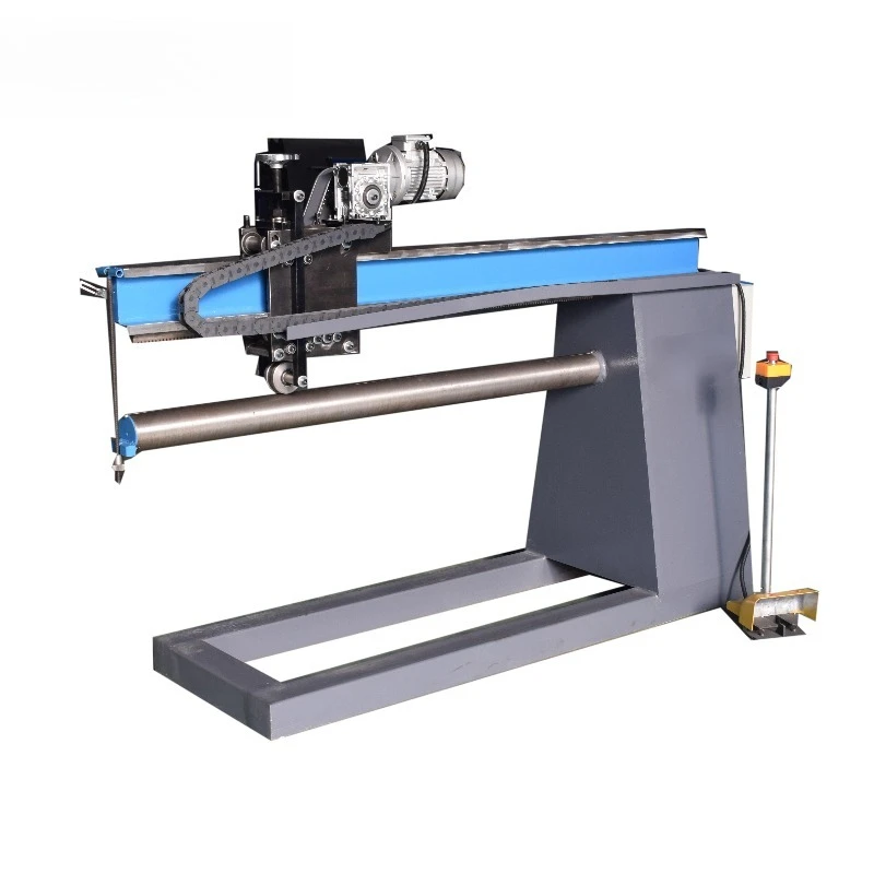 Easy-to-Operate Round Duct Seam Welding Machine with Motor Roller Welding Closer