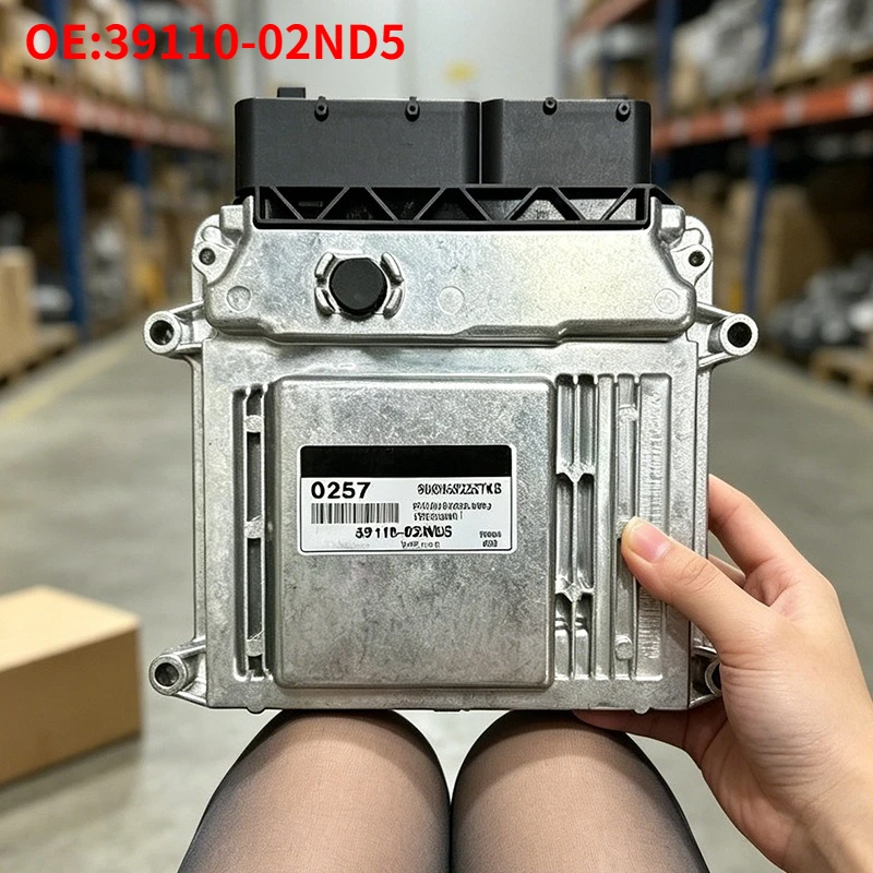 ECU Computer Board Electronic Engine Control Unit 39110-02ND5 0257 For Hyundai i10 i20 Kia Picanto Morning Venga 2008-2011