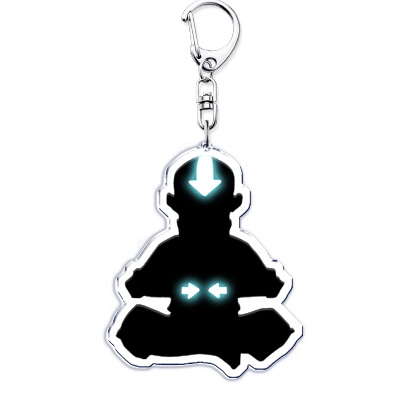 Anime Avatar son Airbender anahtarlık Atla Aang zukoko anahtarlıklar yüzük aksesuarları çanta kolye anahtarlık takı hayranları için hediyeler