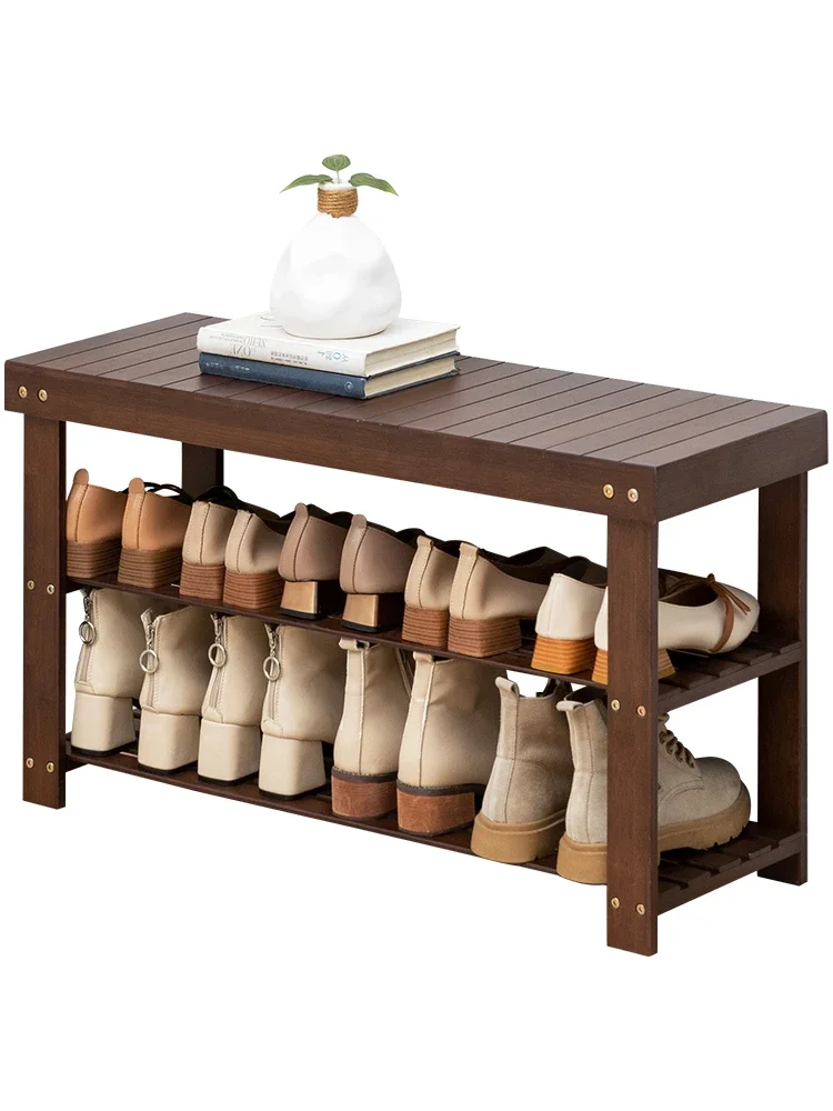 

Shoe Changing Stool, Household Doorstep Shoe Cabinet, Long Bench, Shoe Wearing Stool Style Entrance