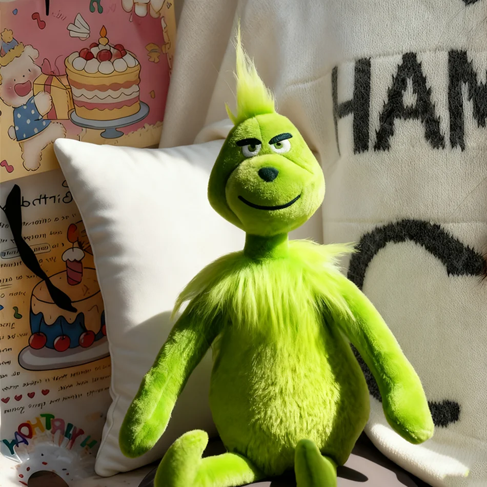 Grnchh Kerst Knuffel Zacht Gevulde Pop voor Kinderen Kawaii Room Decor Cadeau voor Jongens Meisjes Vakantie Feestartikelen Kerstcadeau
