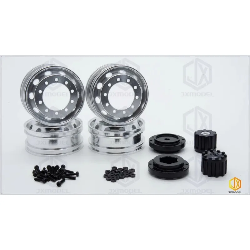 Roues SAINT en métal pour camion RC 1/14 Tamiya, pièces de bricolage, Scania, BENZ, VOLVO, MAN