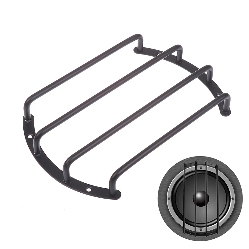 【8inch Speaker Cover Car Metal Universal Subwoofer Grill Rounded Edges Trim Exquisite Car Audio Modification Protective Bar】 - view 2