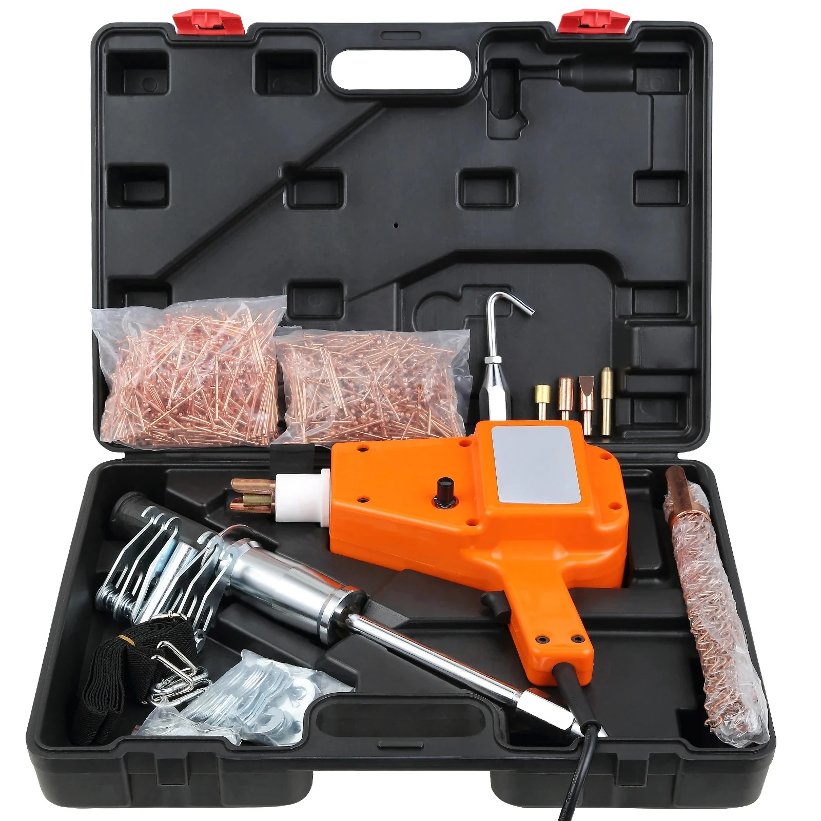Stud Welder Kit Dent Remover Puller Repair 800VA Electric Spot Welder Stud Gun Car Body Repair Tools for Auto Repairing