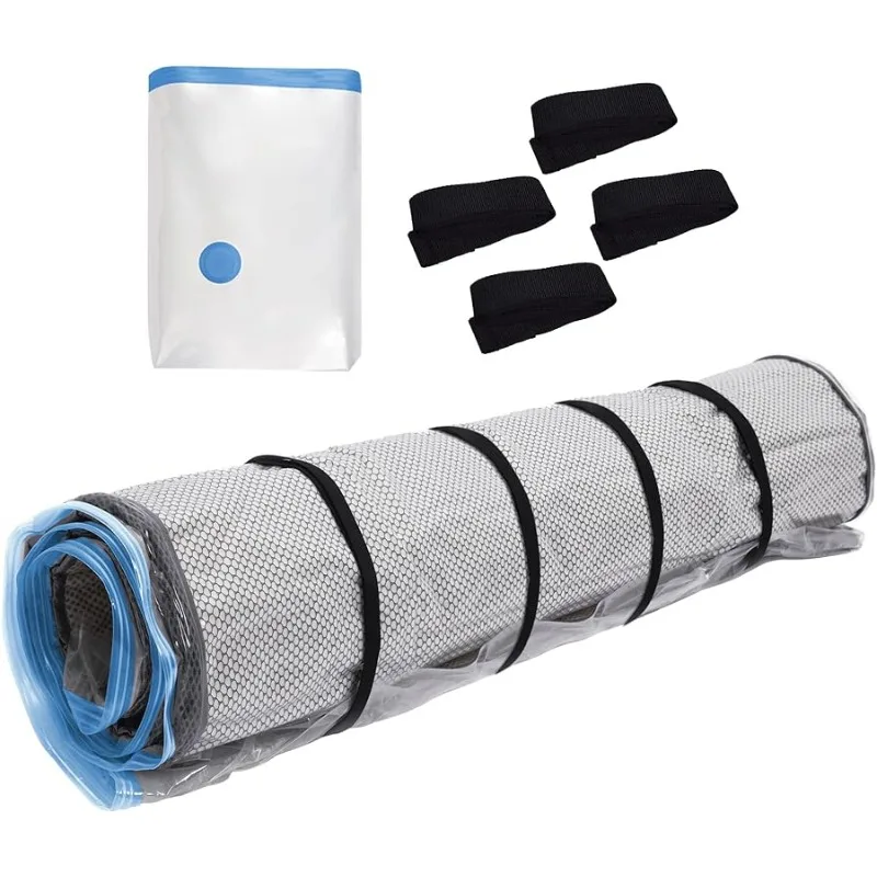 

Queen/Full/Full-XL Foam Mattress acuum Bag with Blue Zipper, Mattress Storage Bag