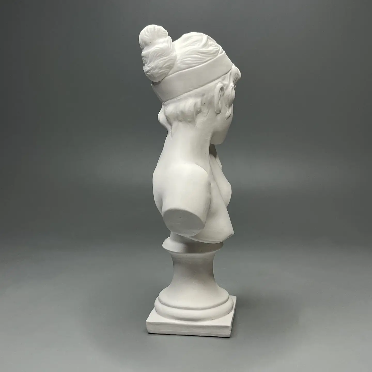 Buste de Sappho vu de dos