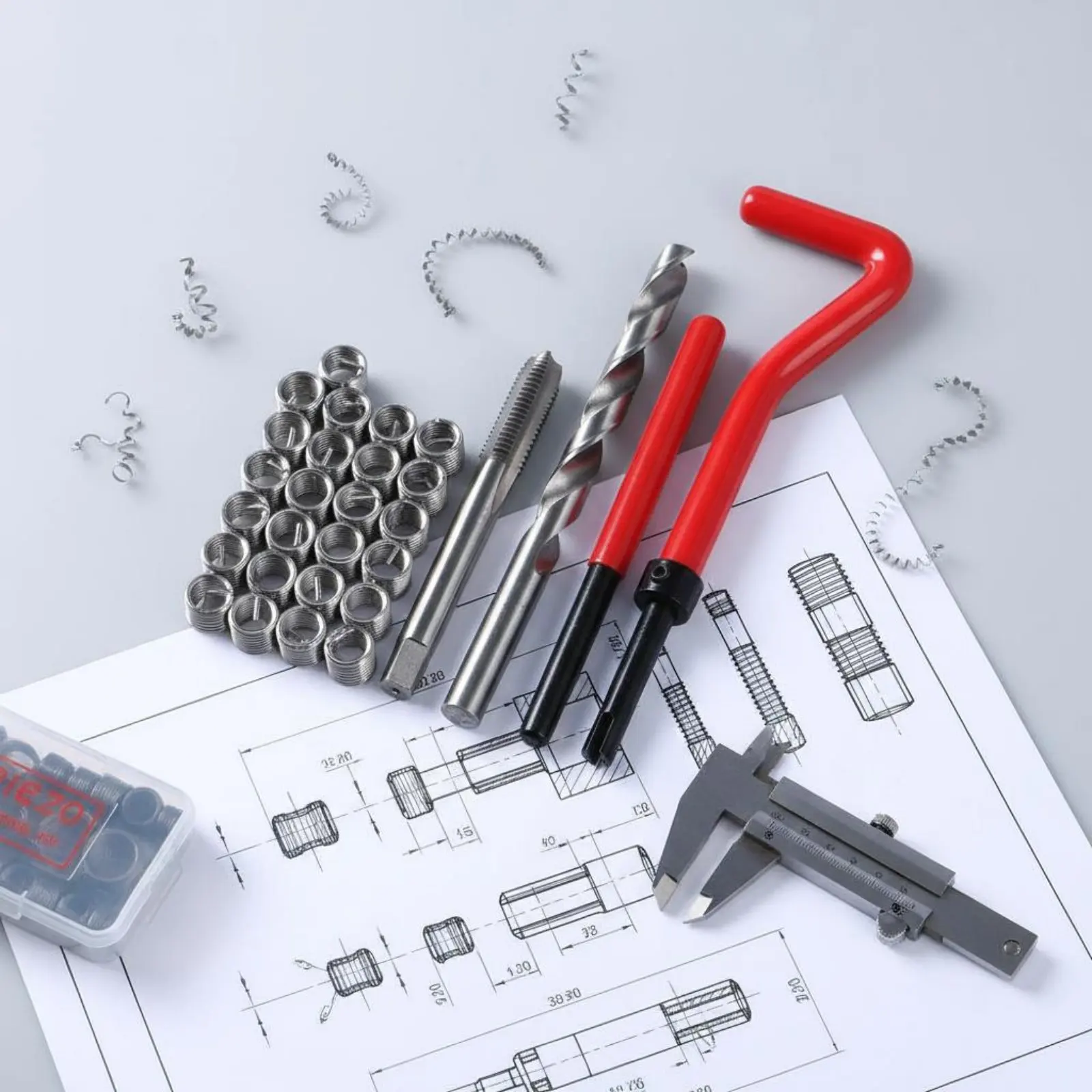 

Набор для восстановления поврежденной резьбы: долговечный, универсальный, для широкого применения в мастерских