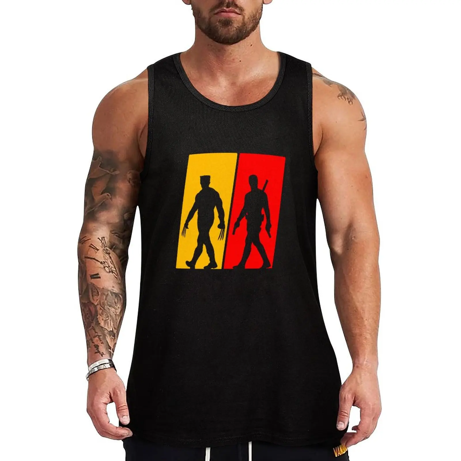 

Heroic Entry Tank Top Men's fitness t-shirt running shirt underwear Working vest gym accessories men