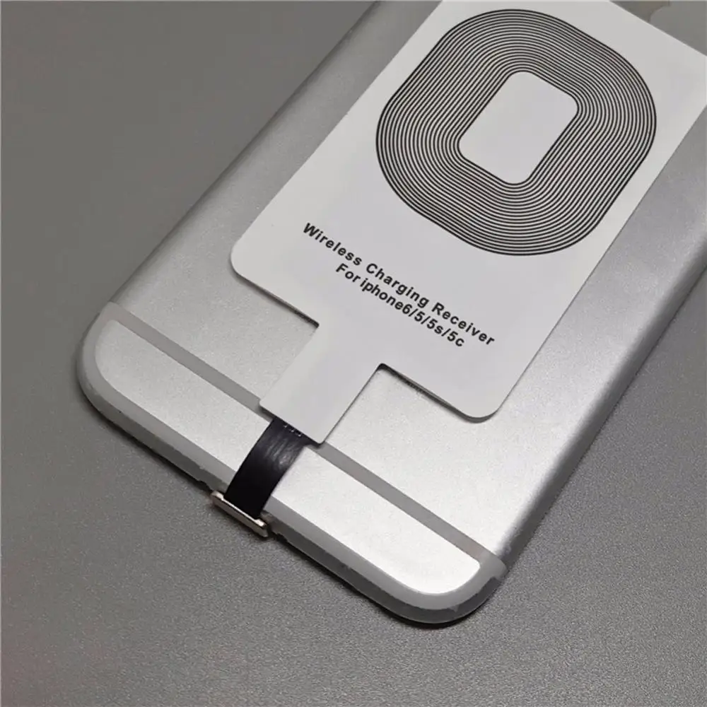 1A Qi Wireless Charging Receiver Adapter for iOS 7 8 Plus 11 Pro Max