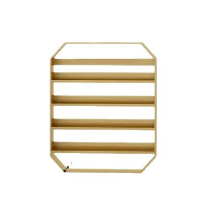 Modern simple wrought iron nail art shelf wall hanging Internet celebrity beauty shop multi-layer wall storage nail polish glue