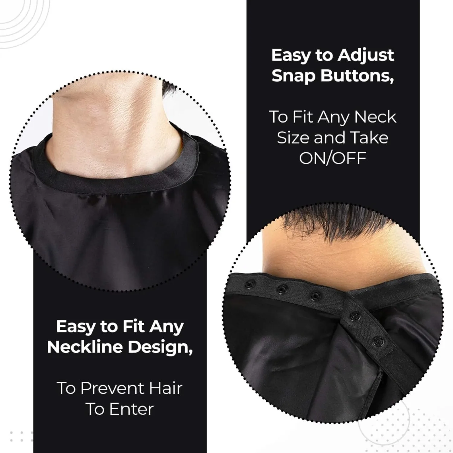 2pcs/set Hairdresser Aprons Haircut Cape Salon Hairdressing Hairdresser Cloth Gown Barber Pattern Waterproof Haircut Capes