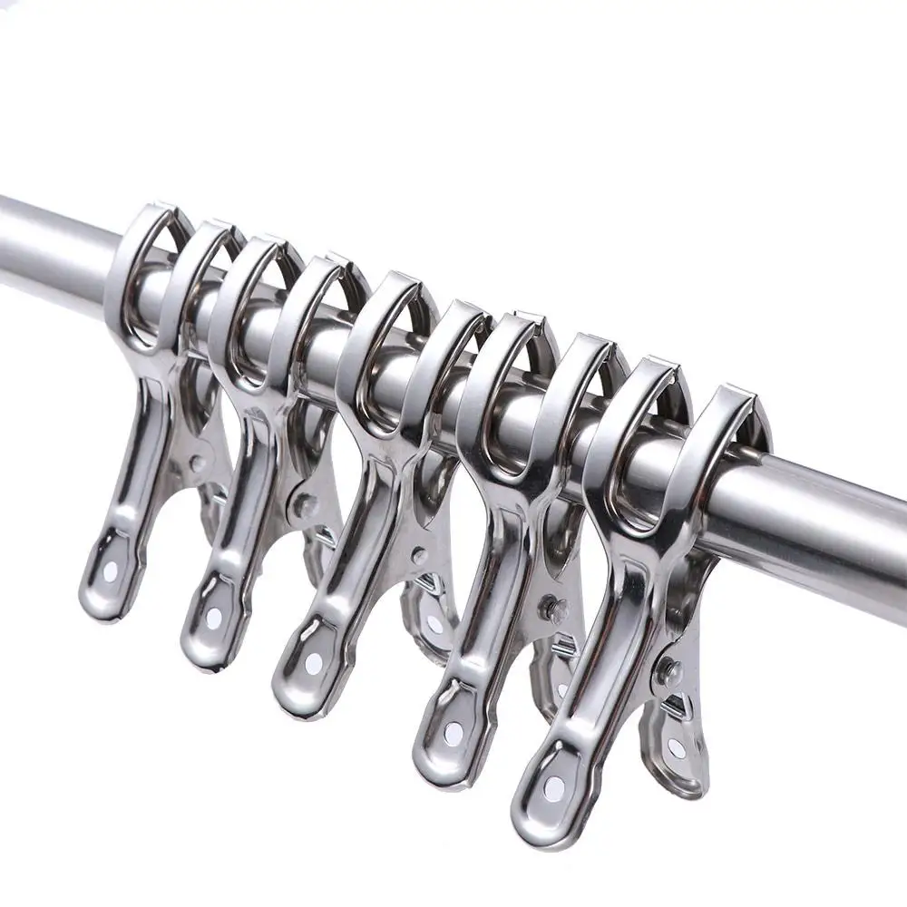 

Windproof Metal Washing Household Clothing For Coat Pants Laundry Sealing Clip Clothes Pins File Clip Clothes Pegs