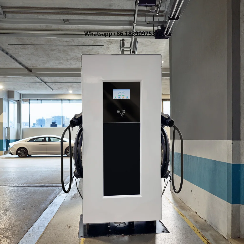 80kW Commercial EV Charger DC Charging Pile New Condition Floor-Mounted Stations CE Certification for Parking Lots Highways