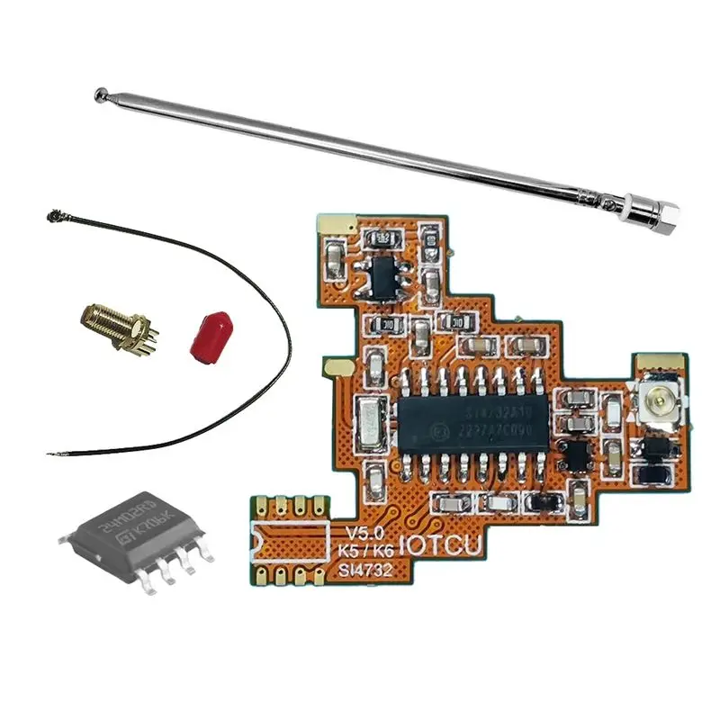 AED6-SI4732 V5.0 FPC Module+2M Chip+Antenna For Quansheng UVK5 UVK6 Shortwave Full Band/Single Sideband Reception