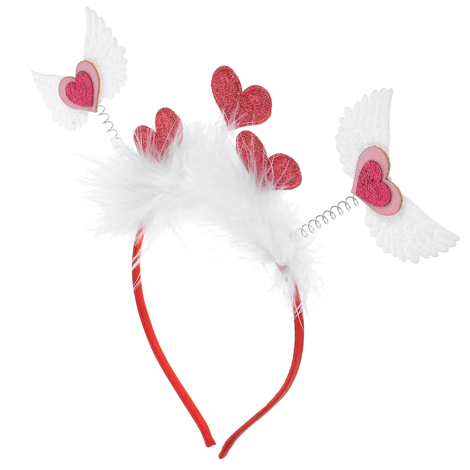 

Heart Headband Valentine Romantic Design Soft Material Comfortable for Valentines Day Party Adults Holiday