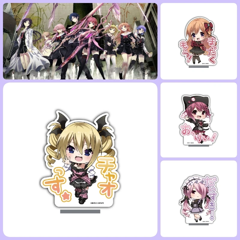 

Chaos;Child Game Mini Acrylic Stand Serika Onoe Nono Kurusu Cute figure Stand Cartoons present Christmas Gifts 10cm