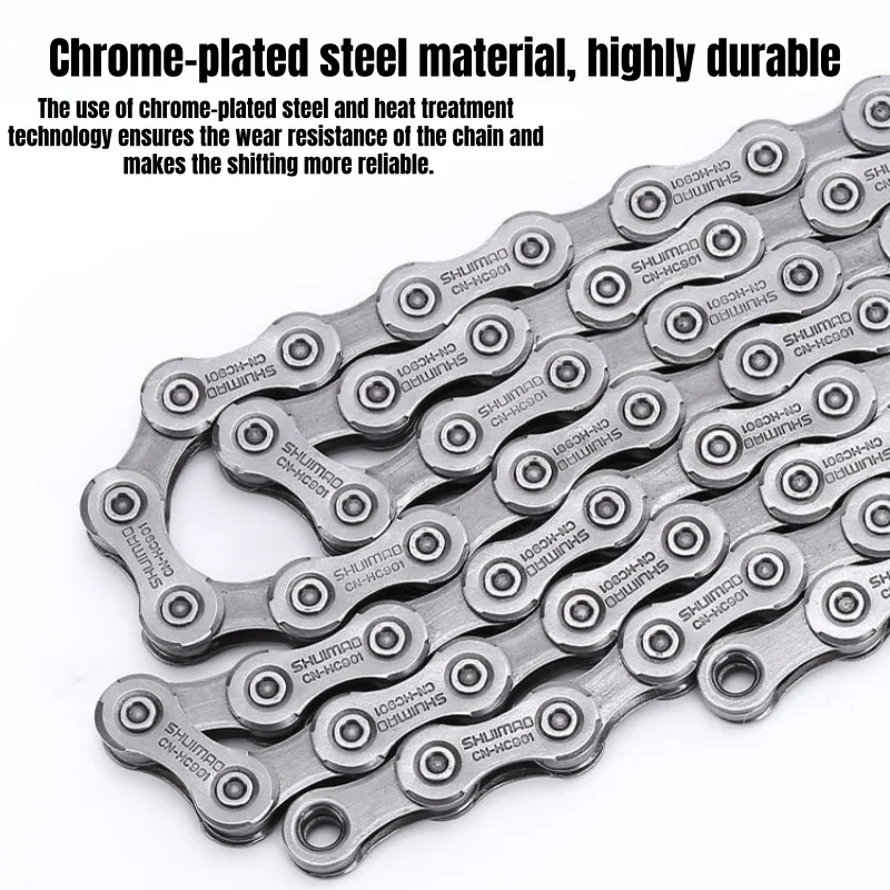 Mountain Bike Shifting High-Speed Bicycle Chain 6/7/8/9/11 Link Design (Total of 116 Links) Bicycle Accessories Original Chain