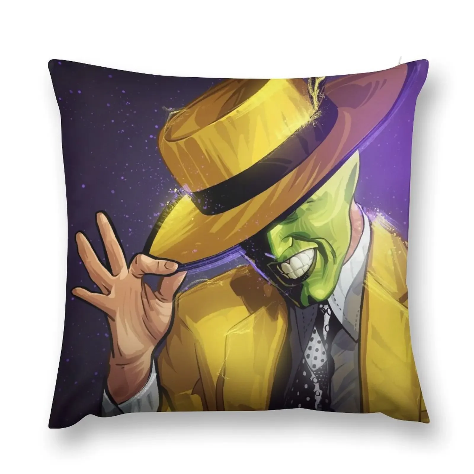 

The Mask Throw Pillow Pillowcases Cushion Covers Sofa Christmas Covers pillow