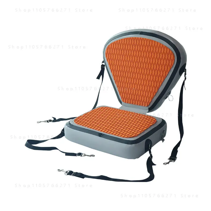 PVC Surf Paddle Board Inflatable Seat, Kayak Canoe Waterproof Backrest Cushion, Adjustable Seat