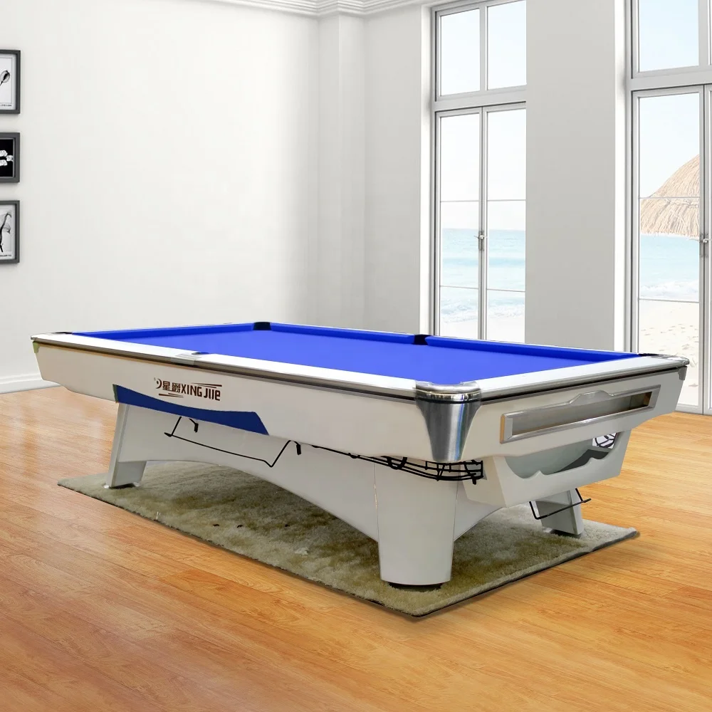 Xingjue Brand Professional Billiards Factory Modern Style American Indoor Adult Game Custom Slate Pool Table Rubber For Sale