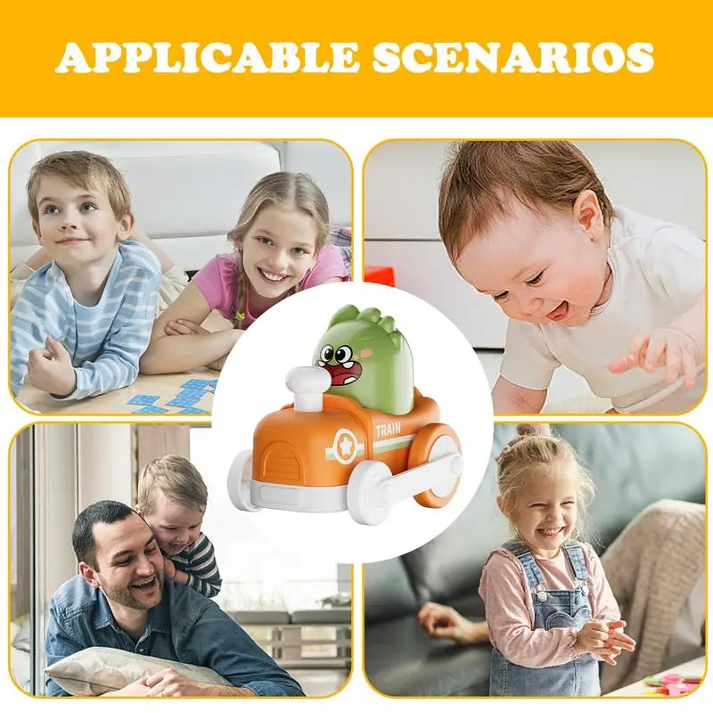 Baby Hoofd Lifting Training Speelgoed Cartoon Dier Traagheid Auto Creatief Leren Kinderen Speelgoed Motorische Vaardigheden Ontwikkeling Kinderen Geschenken