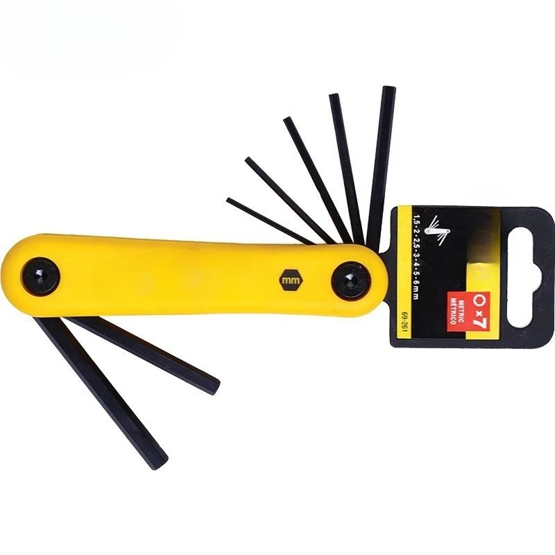 

7-Piece Metric Folding, Hexagon Wrench Set