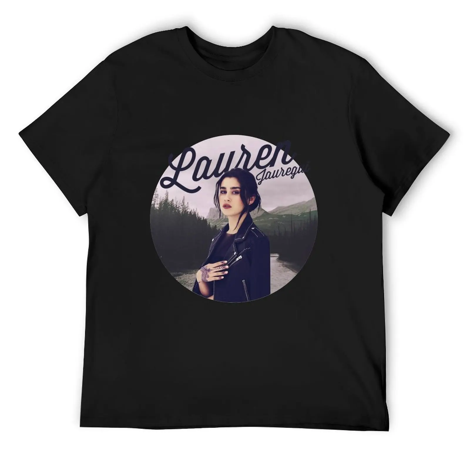 

LAUREN JAUREGUI T-Shirt quick-drying summer tops t shirt men 100℅ cotton