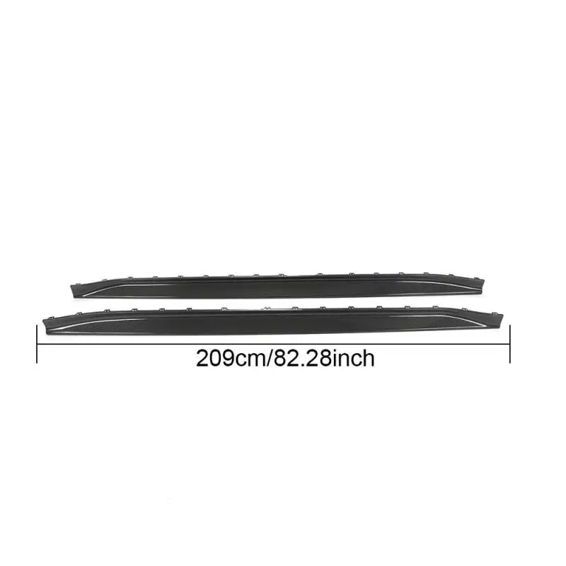 For 2021-2022 BMW New M3 Pre Impregnated Dry Carbon Fiber G80 M3 Side Skirt Extension