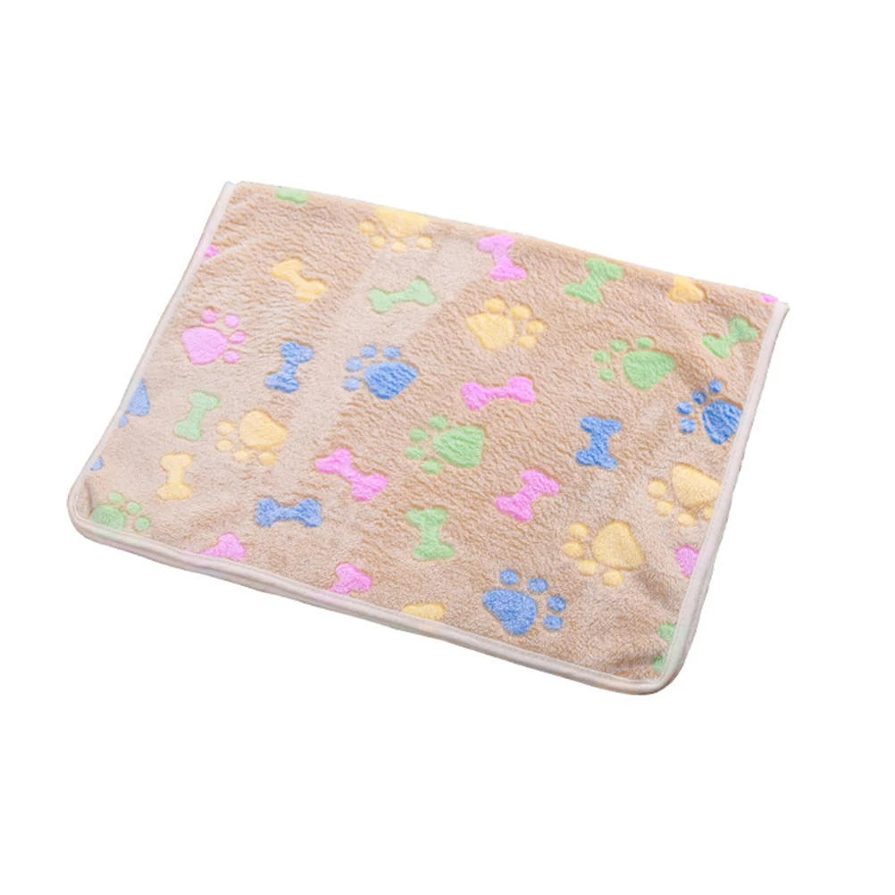 

Dog Bed Mat Warm Blanket 60X40Cm Brown For Small Dogs Cats Puppy Kitten Travel Couch Floor Sleeping Pad