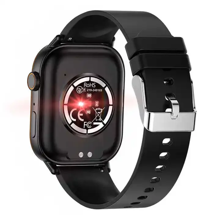 2025 New Arrival 2.01 Inch Large Screen GPS Smart Watches QX17 with BT Call Health Monitoring Sports Smartwatch