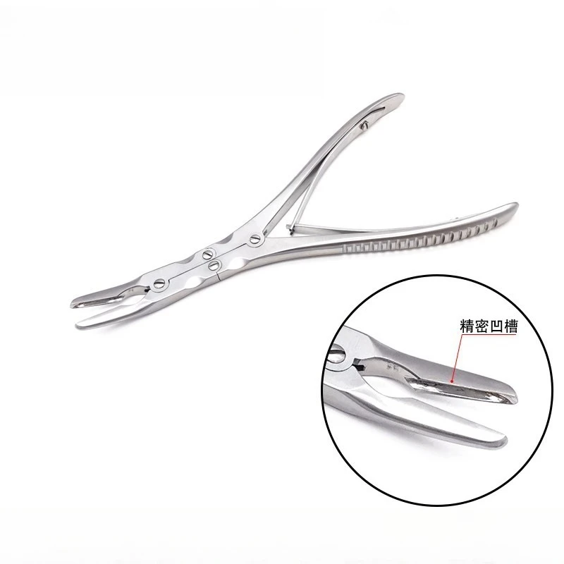 

Высококачественные двойные артикуляционные костные ронжеры, двойные изогнутые кусачки для удаления костей, локтевые костные щипцы, инструмент для имплантации