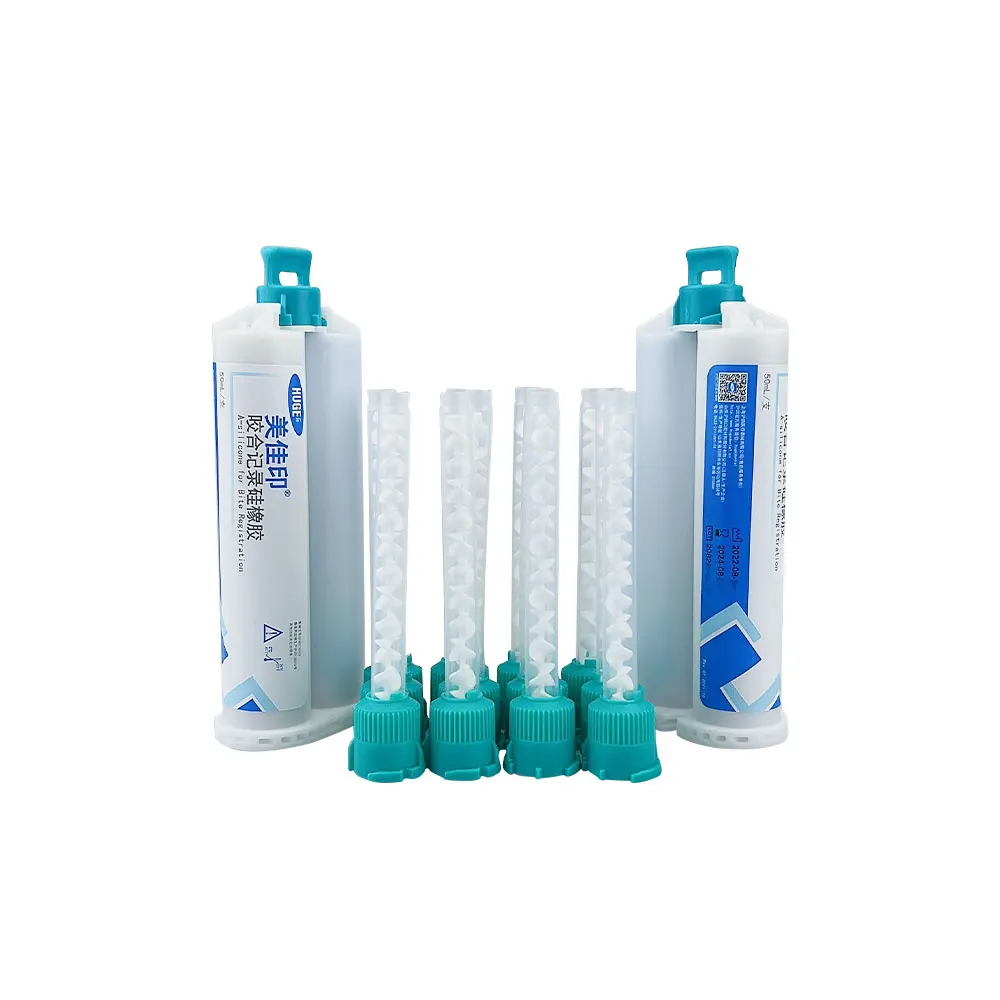 Disposable Mixing Gun Dental Impression Kit Silicone Light Body Putty Molding kit Cartridges Material Addition Polymerization