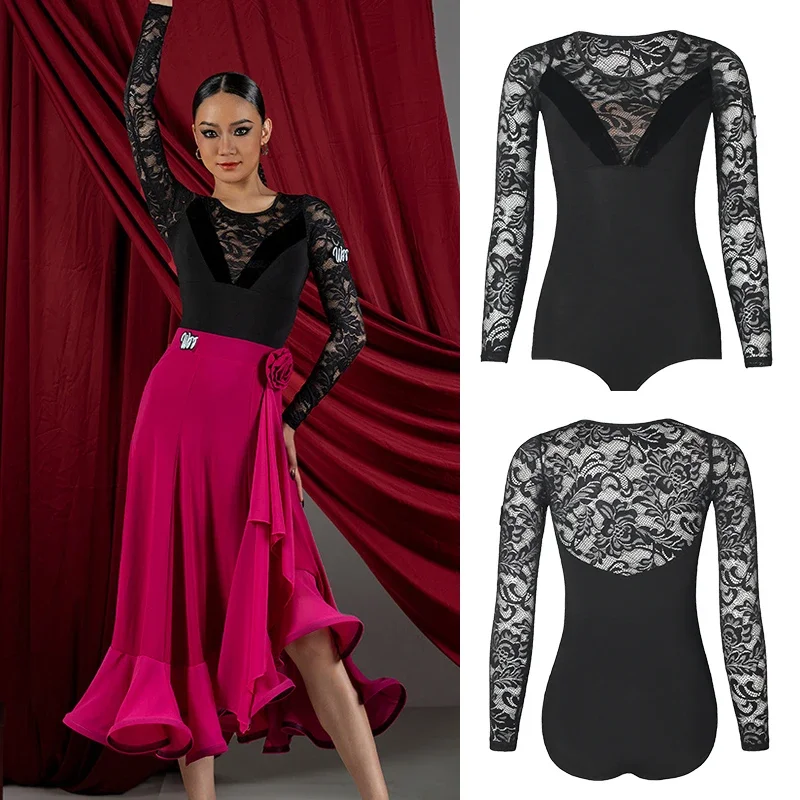 

Waltz Ballroom Dance Professional Clothing Adults Modern Dancing Clothes Women'S Samba Latin Dance Competition Costume SL11270