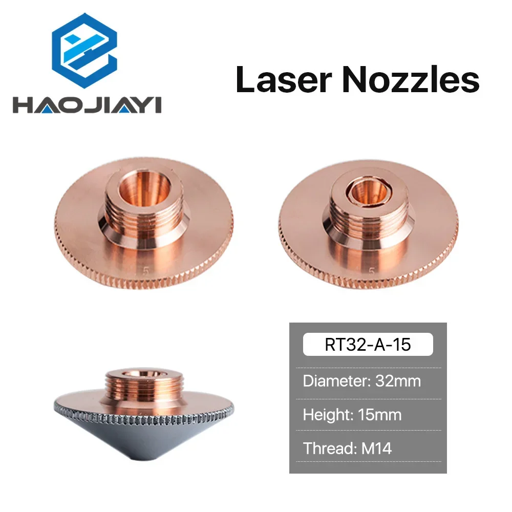 Raytools Dia.32mm H15 Kaliber 0,8–6,0 Einzel-/Doppelschichten Schweißlaserdüsen für Faserlaserschneiden CNC-Maschine