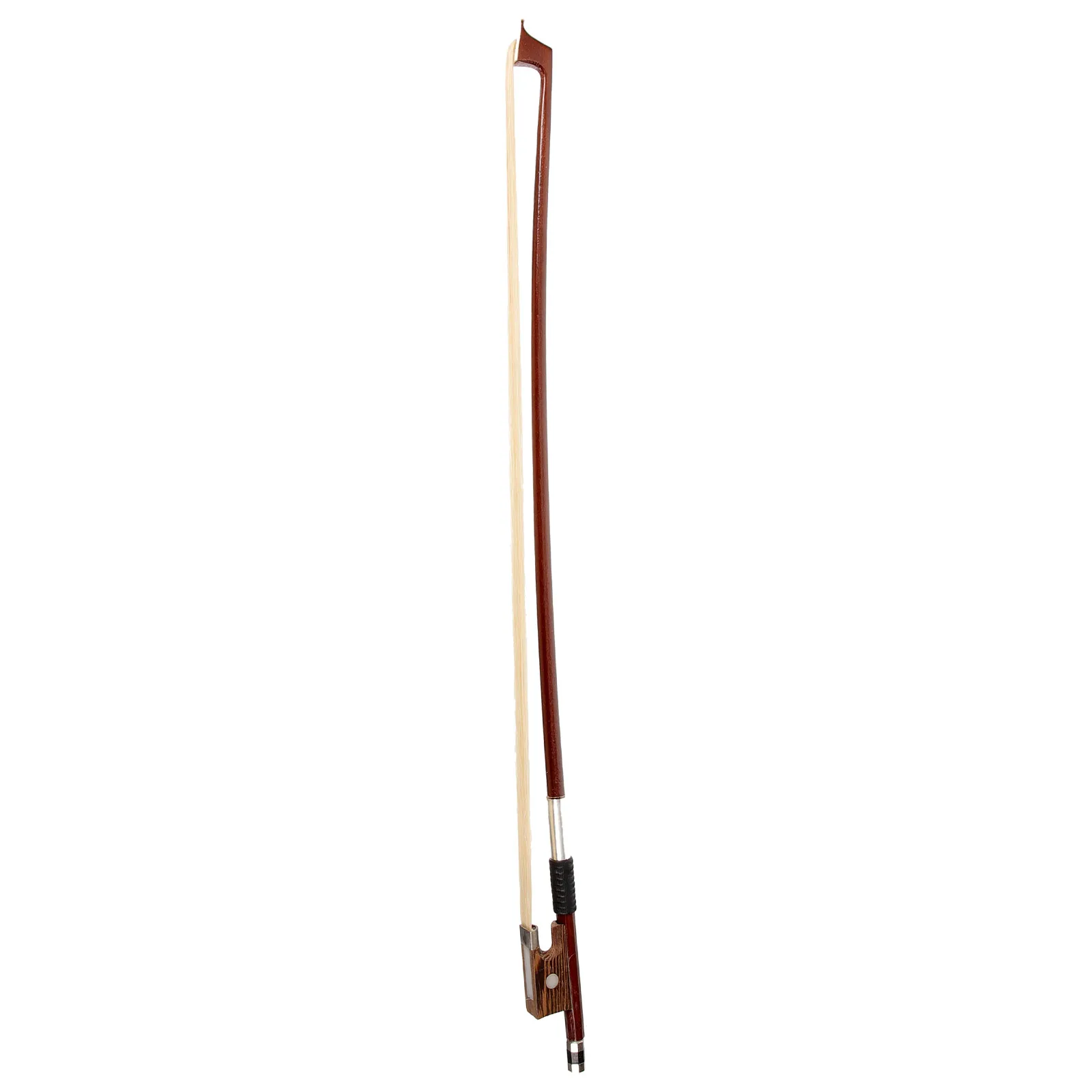 

Ebony Wood Violin Bow Small Size Hair Replacement Accessory for Students Practice