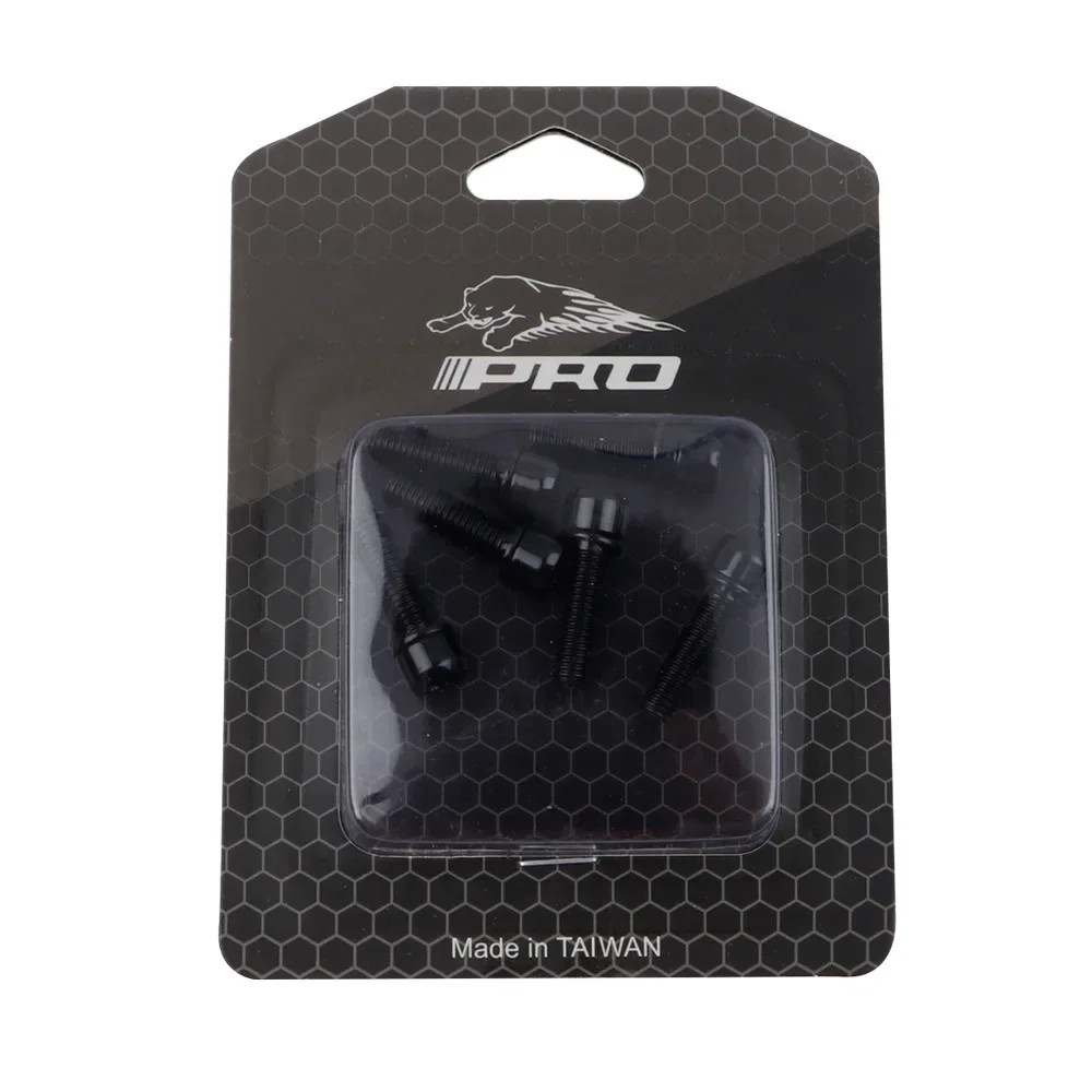 

6 Pcs IIIPRO MTB Bike Electroplate Color Handlebar Stem Bolts Ultralight Iamok Bicycle Stainless Steel Screws M5*18mm